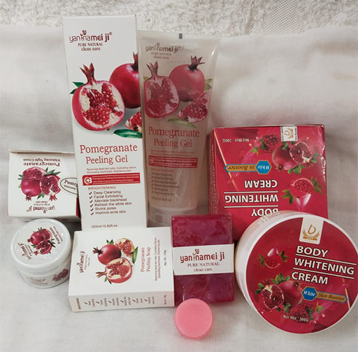 Yan Na Mei Ji PURE NATURAL Complete Skincare Package (Pomegranate)